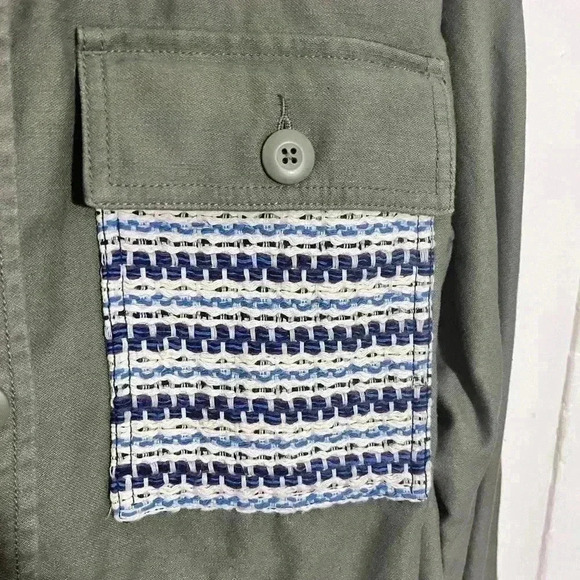 GAP Jacket with Crochet pocket Military style Utility jacket | size large - Picture 5 of 12